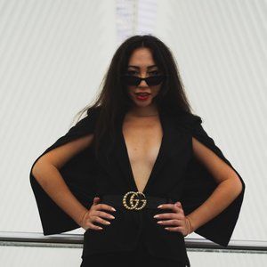 Black bat jacket/ blazer